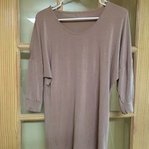 Nude colored, half sleeved shirt